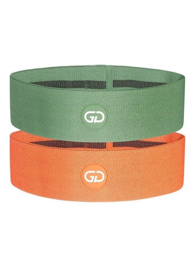 كابتن تيك أربطة مقاومة للساقين والجزء السفلي من القماش، حلقات تمرين ممتدة، سميكة وعريضة وغير قابلة للانزلاق، مجموعة من 3 مجموعات لتدريب الورك القرفصاء - Image 1