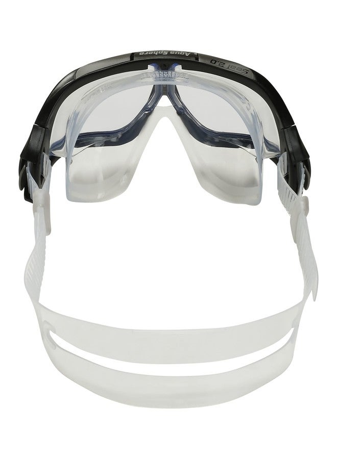 Aqua Sphere Aquasphere Unisex's Seal 2.0 Swimming Goggle, Black & Grey/Clear Lens, One Size … - Image 3
