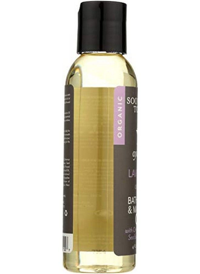 Soothing Touch Ayurveda Organic Bath Body & Massage Oil Calming Lavender 4 Oz  - Image 5