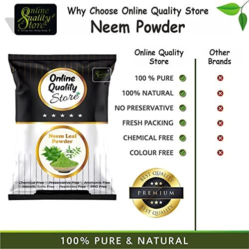 Online Quality Store Neem powder for face, Neem powder for skin - With Size Options (100Gm) - Image 3