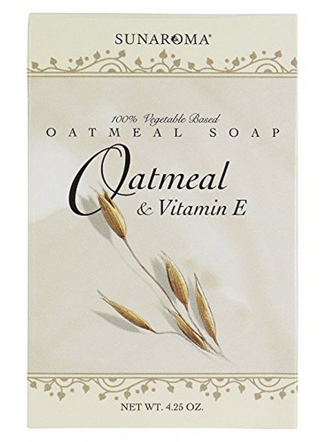 SUNAROMA Soap Oatmeal & Vitamine Bar 425 Ounce Boxed (125Ml) (2 Pack) - Image 1