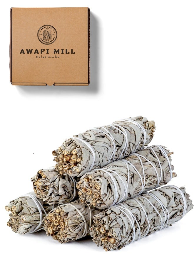 أباميك عصي الميرمية البيضاء لتنظيف المنزل، البخور، الشفاء، والتأمل - Image 1