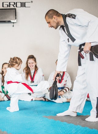 بدلة التايكوندو، زي BJJ Gi Jiu Jitsu Gi البرازيلي للأطفال الصغار، زي متين وسترة، أجزاء ملابس التدريب الرياضي - view 4