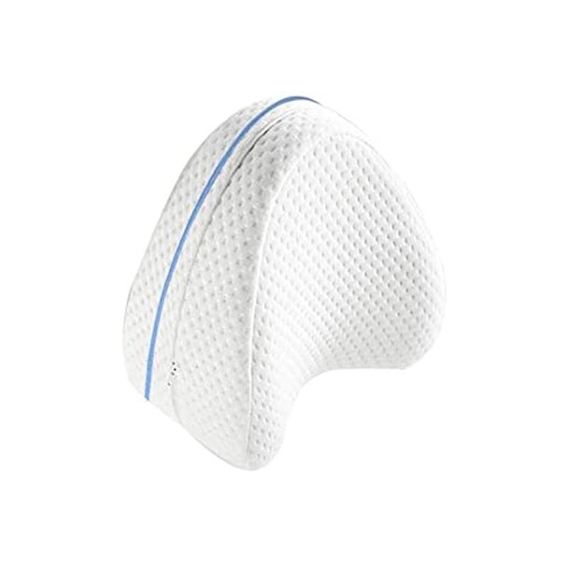 Memory Foam Knee Pillow for Side Sleepers, Sciatic Nerve Pain Relief, Leg Support with Washable Cover, Multi Colour  - Image 1