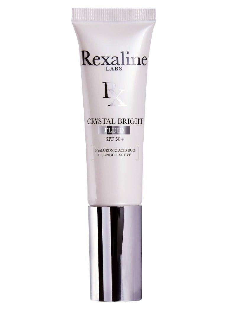 Rexaline Crystal Bright Brightening Fluid SPF50+ 30ml - Image 1