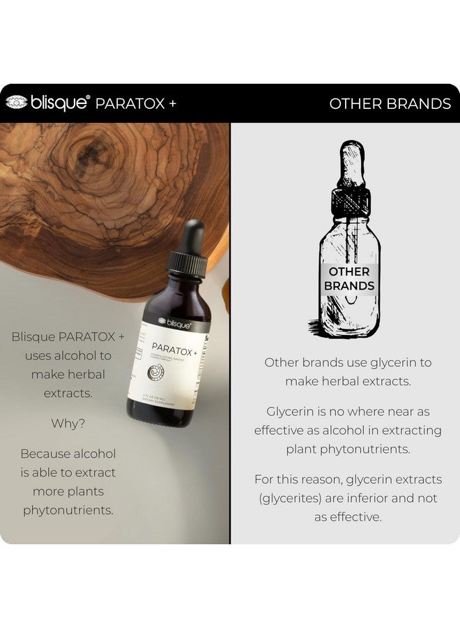 Blisque - Extremely Bitter | UNPLEASANT Taste Natural para Targeted Cleanse Support Supplement | | with Black Walnut Hulls | 2 Ounces | 59 Servings | Very Bitter | UNPLEASANT Taste - Image 5