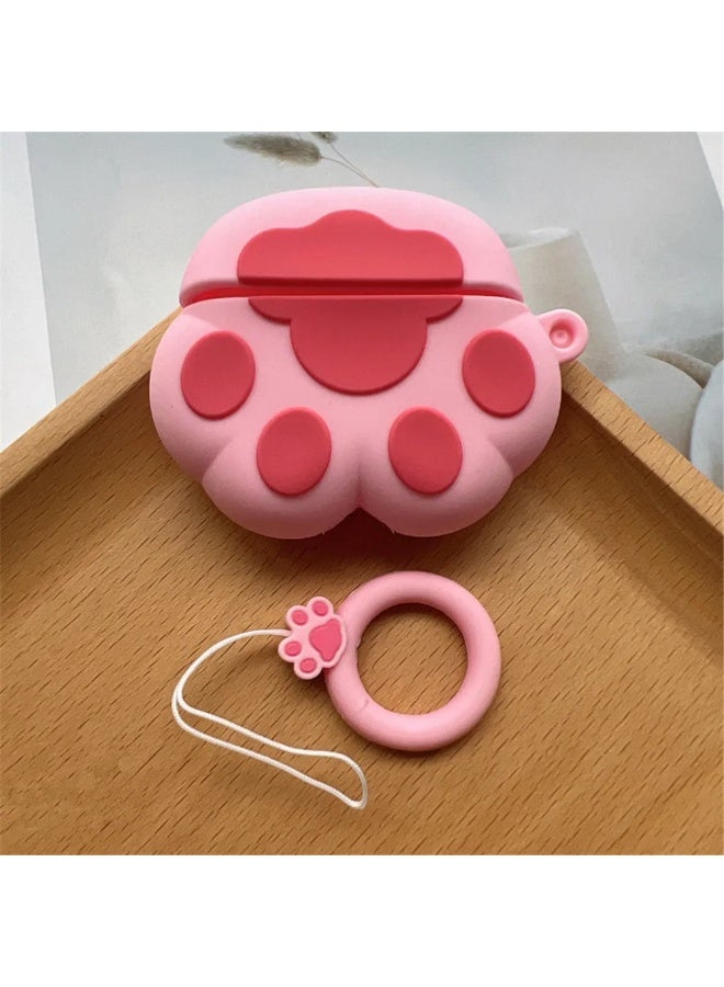 Case Soft Silicone Shockproof Cover for Apple Airpods 4 New 3D Cute Cartoon Creative Fun Case Skin with Keychain Design  - Image 1