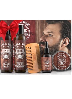 Ultimate Conditioner for Men's Beard Grooming - Softens, Smoothes and Soothes Beard Itch- Contains Wash, Conditioner, Oil, Balm and Comb- Sandalwood Scent - pzsku/Z63819F850B04F929D74CZ/45/_/1733388652/f2484c26-7894-4964-969f-4cffb56f3290