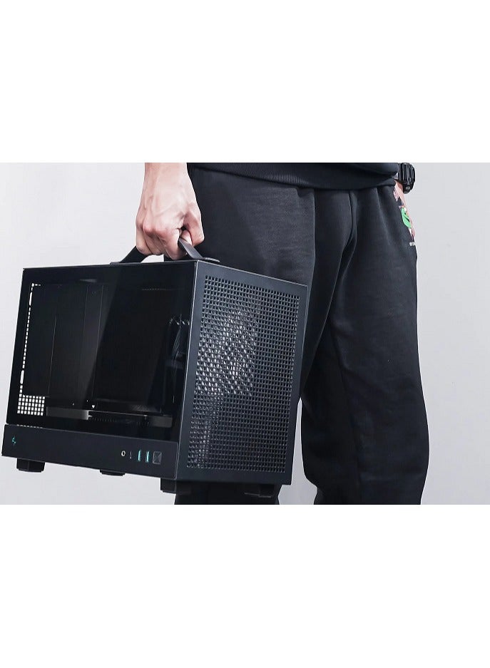 DEEPCOOL MINI PORTABLE GAMING and WORKSTATION ITX PC BLACK: Corei7 12700k | RTX 5060 8GB | 16GB RAM | 1TB NVME | Windows 11 | WIFI BLUETOOTH READY black - Image 3