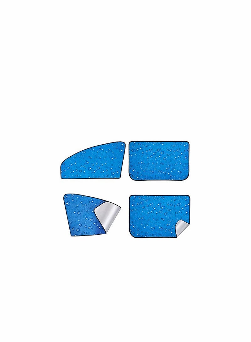 KASTWAVE Car Sun Shade, Rear Front Window Shade Side Window Sunshade Baby 4pcs - Image 2
