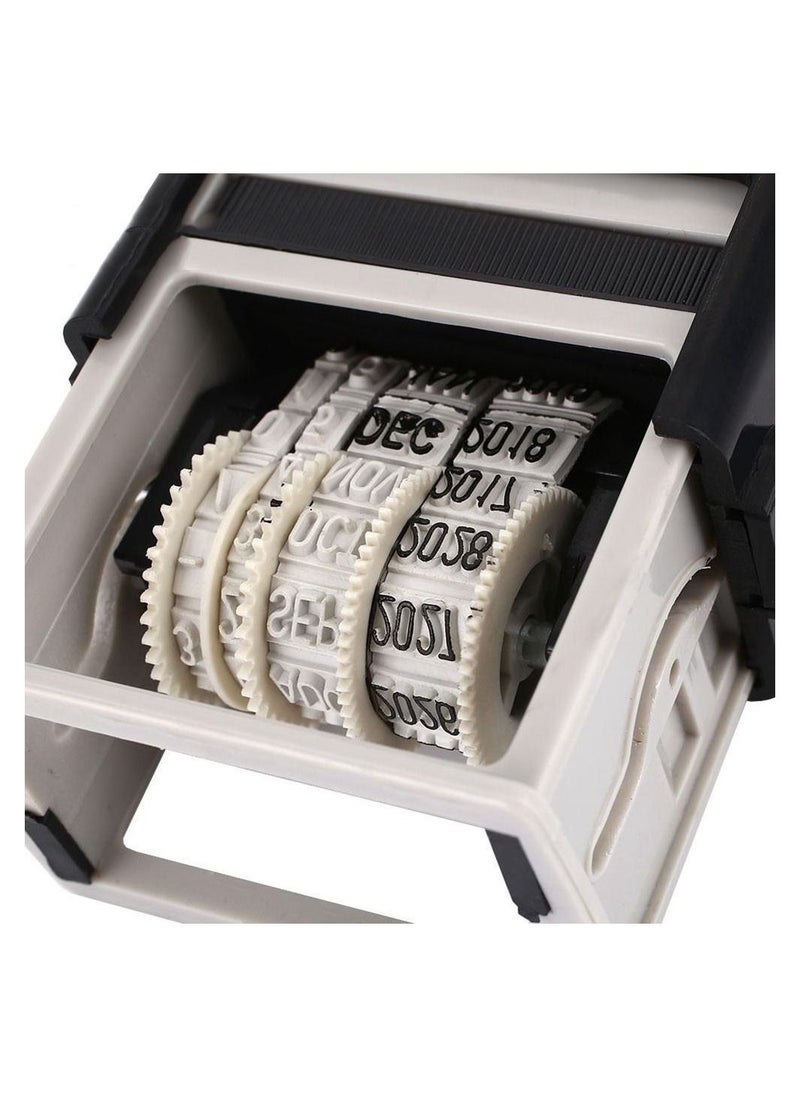 Generic Portable Mini Words Wheel Scrapbooking Supplies Stamping Account Roller Seal DIY Office Supplies Mud Set Date Seal Date Stamps  - Image 4