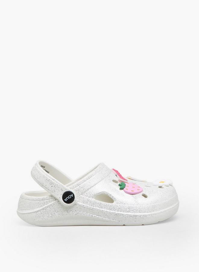 Aqua Girls Backstrap Clogs - Image 3