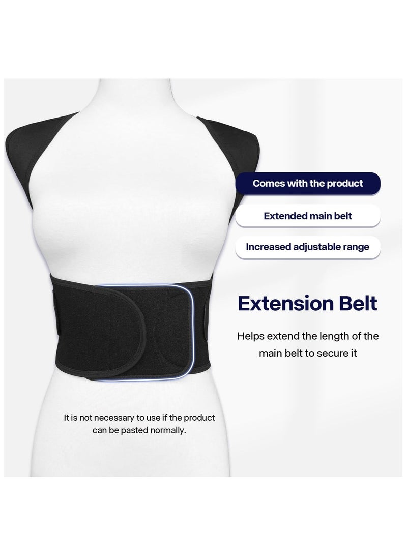 Adjustable Posture Corrector for Men & Women | Back Brace for Spine Alignment, Hunchback & Scoliosis Support - Image 5