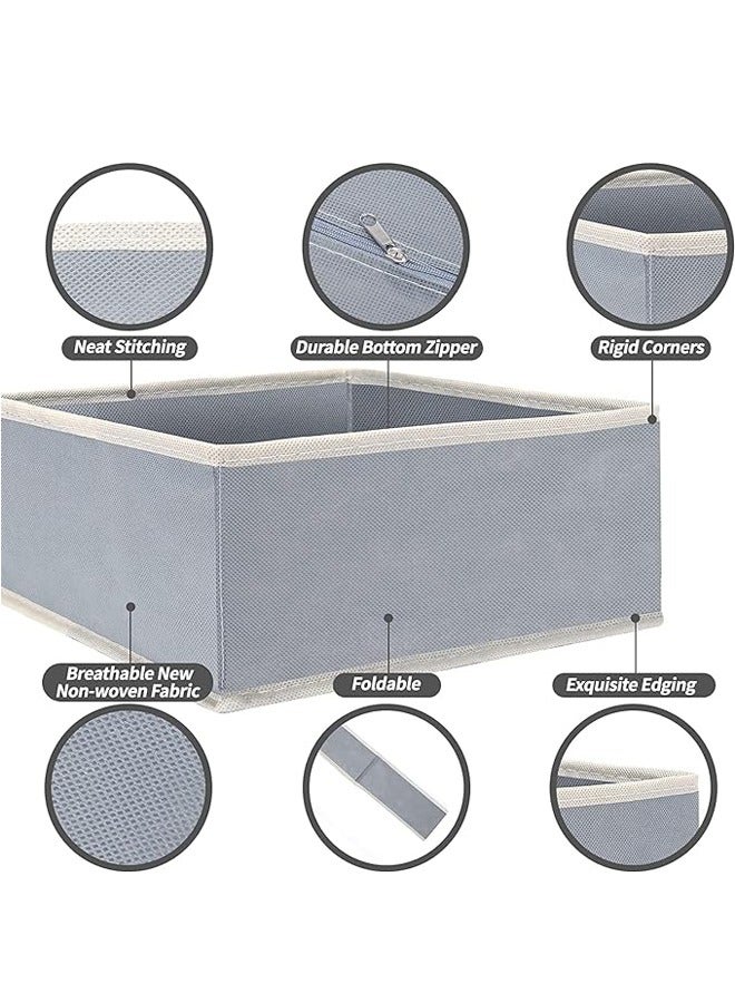 PADOM Padom Clothing Storage Organizers, 12 Set Foldable Underwear Drawer Organizer and Closet Dividers, Storage Box for Clothes, Socks, Underwear  - Image 5