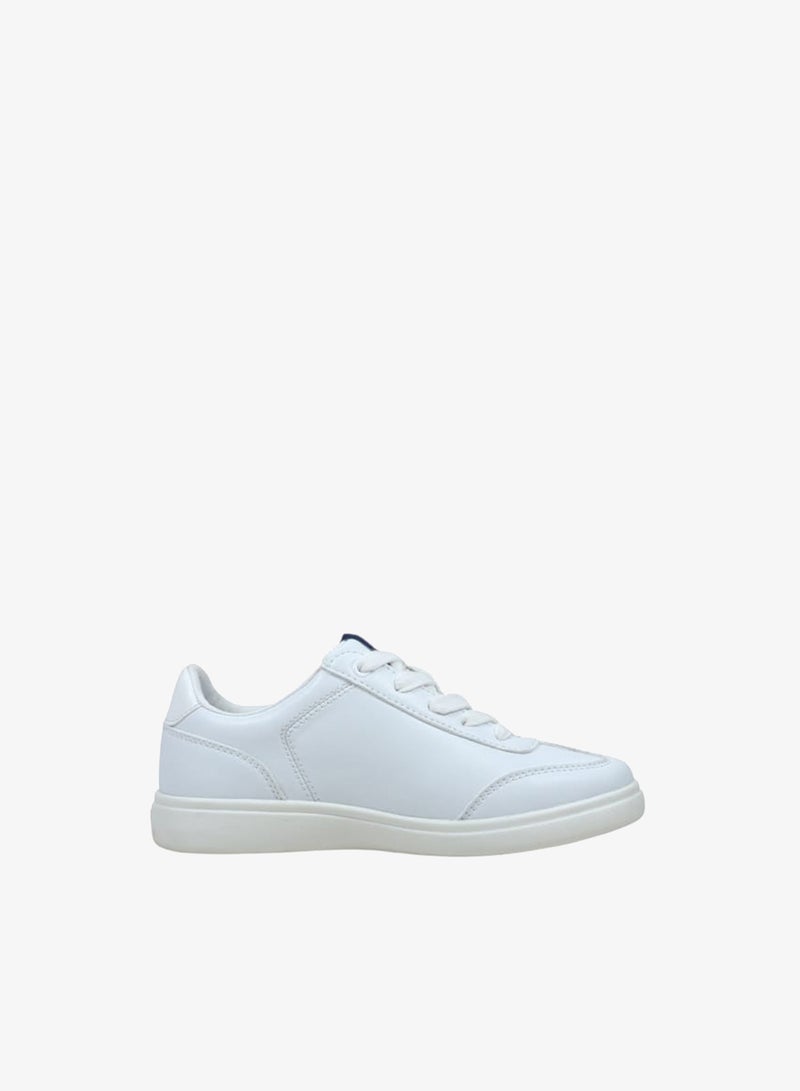 GAP Girls' Stitch Detail Sneakers with Lace-Up Closure - SEATTLE - Image 1