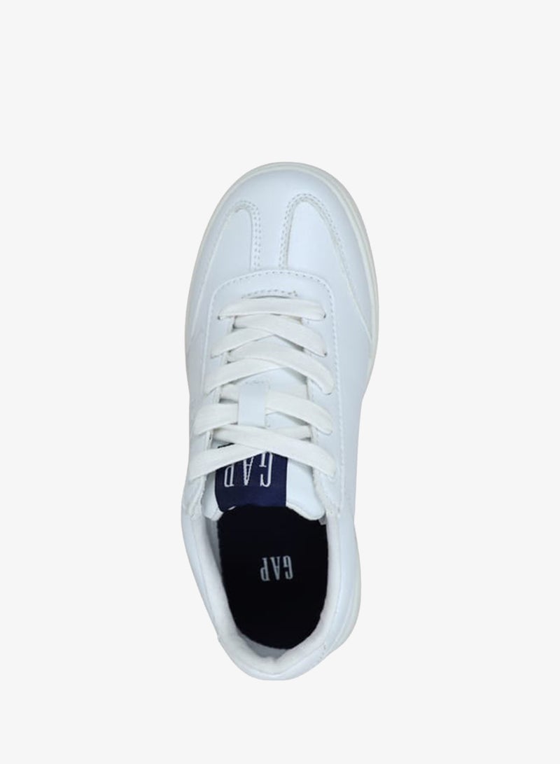GAP Girls' Stitch Detail Sneakers with Lace-Up Closure - SEATTLE - Image 4
