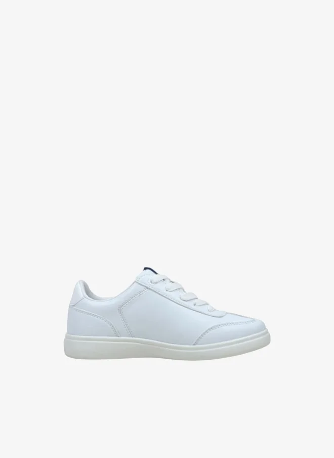 GAP Girls' Stitch Detail Sneakers with Lace-Up Closure - SEATTLE