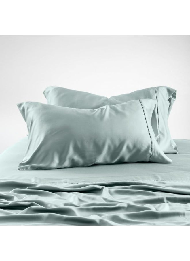 Generic - Olive + Crate Eucalyptus Sheets Set - Cooling Sheets for Hot Sleepers - 100% Organic Tencel Lyocell - Twin XL Size - Hypoallergenic, Moisture-Wicking - Deep Pockets, Soft, Durable 38 x 80 - Image 1