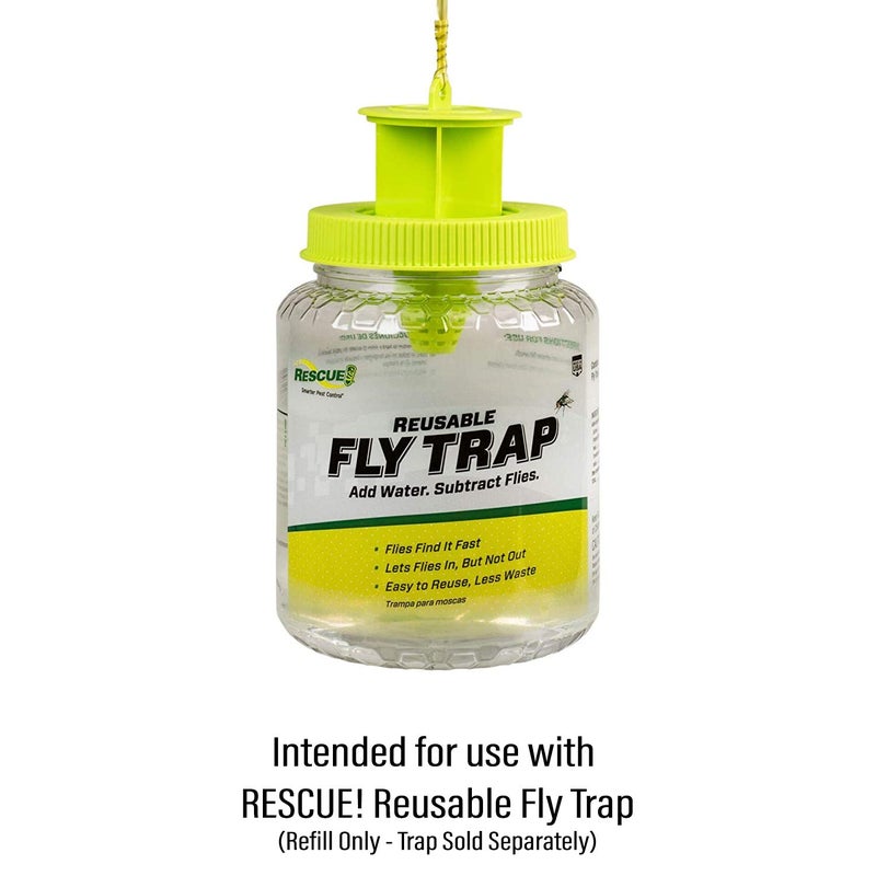 RESCUE! Reusable Fly Trap Refill â€“ Outdoor Use - 6 Pack - Image 5
