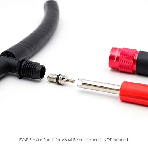 AutoLine Pro EVAP Service Port Adapter | Superior Adaptor Connector Kit w/Valve Removal Tool for Smoke Leak Tester | Ultra-Durable - Image 4