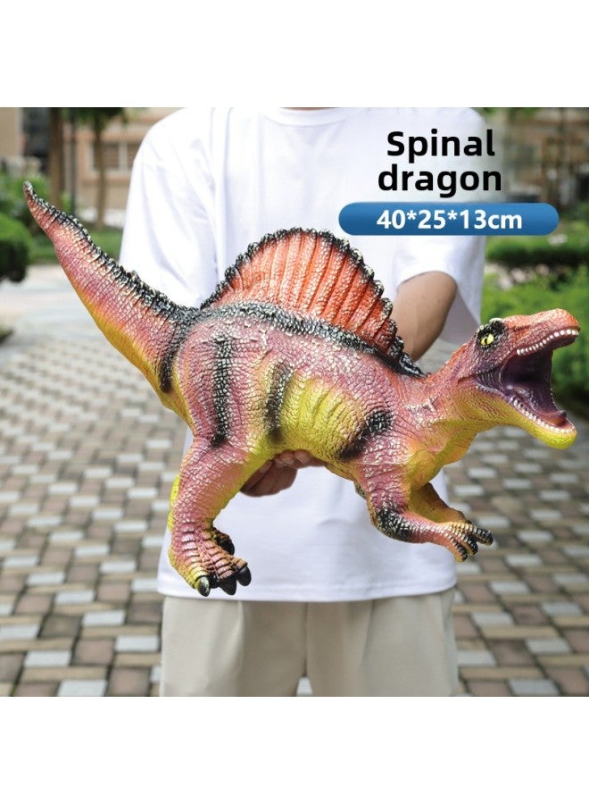 Children's Toys With Sound Simulation Soft Glue Dinosaur Toy Model Tyrannosaurus Pterosaur Toy Organization Gift Wholesale-Colour:【905】spinosaurus 40cm-Specification:Single Sound Model - Image 1