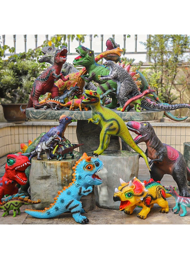 Children's Toys With Sound Simulation Soft Glue Dinosaur Toy Model Tyrannosaurus Pterosaur Toy Organization Gift Wholesale-Colour:【905】spinosaurus 40cm-Specification:Single Sound Model - Image 5