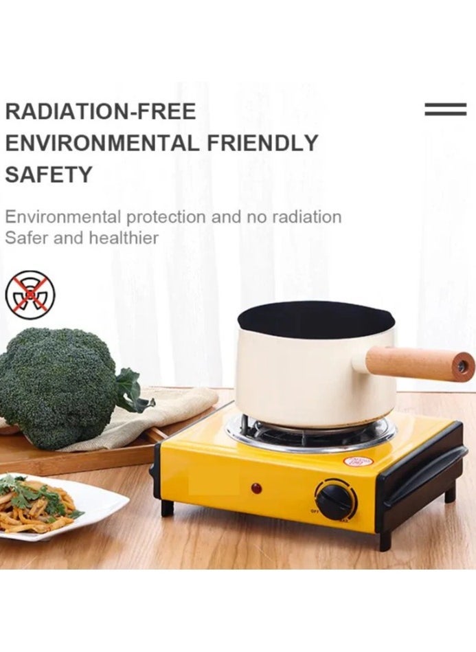 Denx Electric Spiral Heating Stove From , 1000 Watts, Yellow/Black | Dx2035 - Image 4