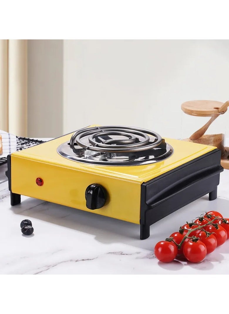 Denx Electric Spiral Heating Stove From , 1000 Watts, Yellow/Black | Dx2035 - Image 3