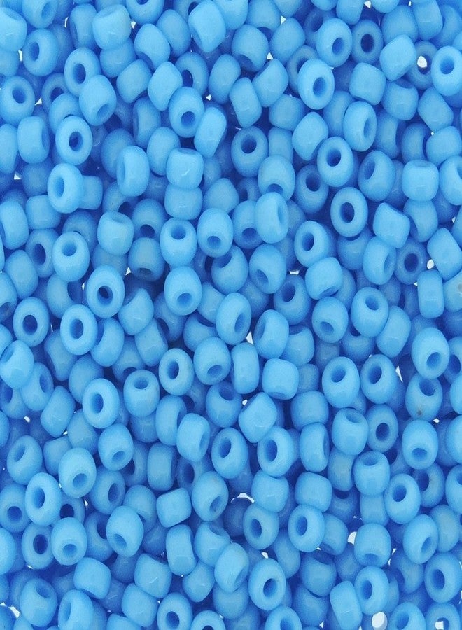 Miyuki Round Seed Bead Size 8/0 22g-tube Opaque Light Blue - Image 1