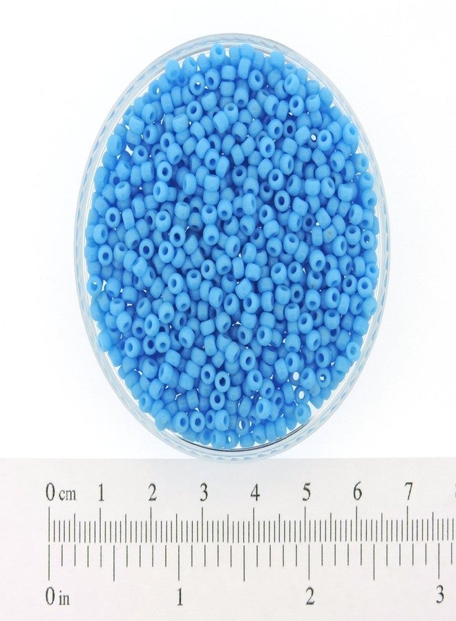 Miyuki Round Seed Bead Size 8/0 22g-tube Opaque Light Blue - Image 2