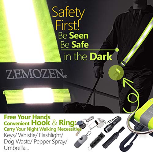 ZEMOZEN Reflective Sash for Walking at Night - Replaces Reflective Vest Safety Vests Reflective Running Vest - Reflective Running Gear Reflective Belt Night Walking Running Reflective Gear for Walking Biking - Image 5