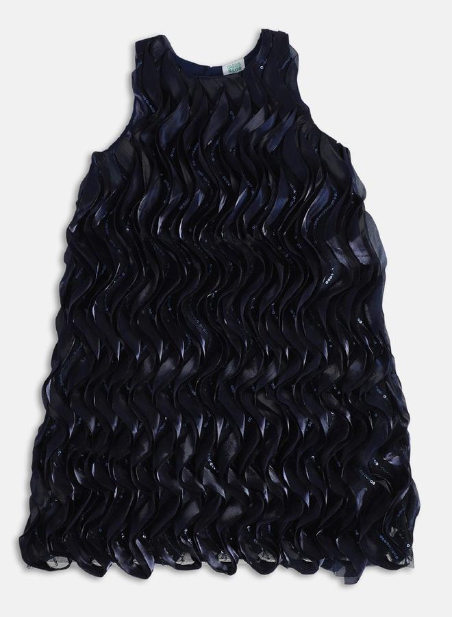 MINIKLUB Girls Ruffled Embellished Dress - Image 1