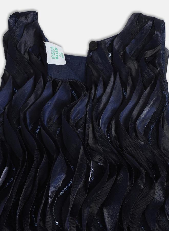 MINIKLUB Girls Ruffled Embellished Dress - Image 4