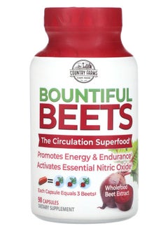 COUNTRY FARMS Bountiful Beets Whole Beet Extract 90 Capsules 