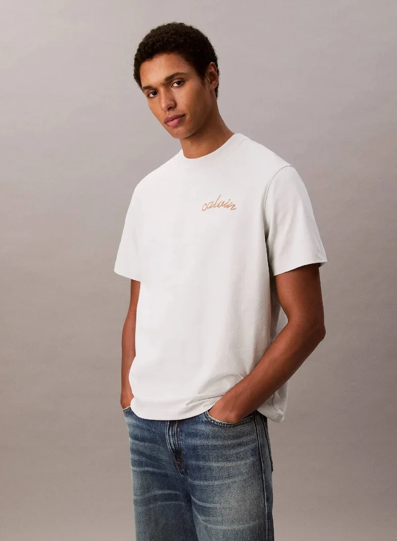 Embroidered Logo T-shirt