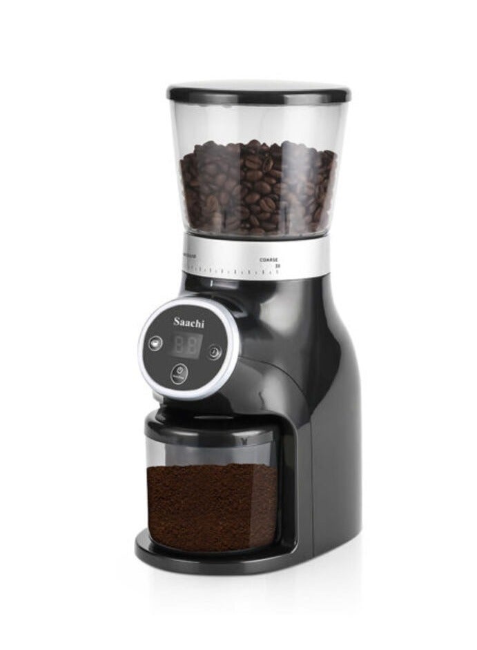 Saaachi Saachi Coffee Grinder Spices & Herbs with 31 Grind Settings, Energy Saving Mode and Anti-Splash System for Easy Cleaning NL-CG-4966  - Image 2