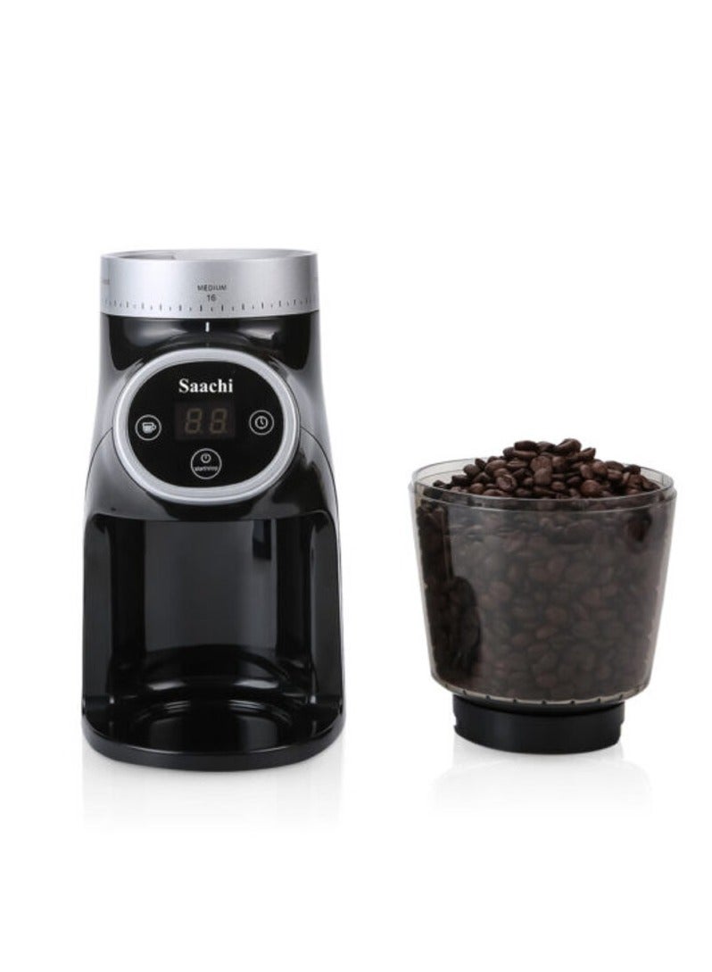 Saaachi Saachi Coffee Grinder Spices & Herbs with 31 Grind Settings, Energy Saving Mode and Anti-Splash System for Easy Cleaning NL-CG-4966  - Image 3
