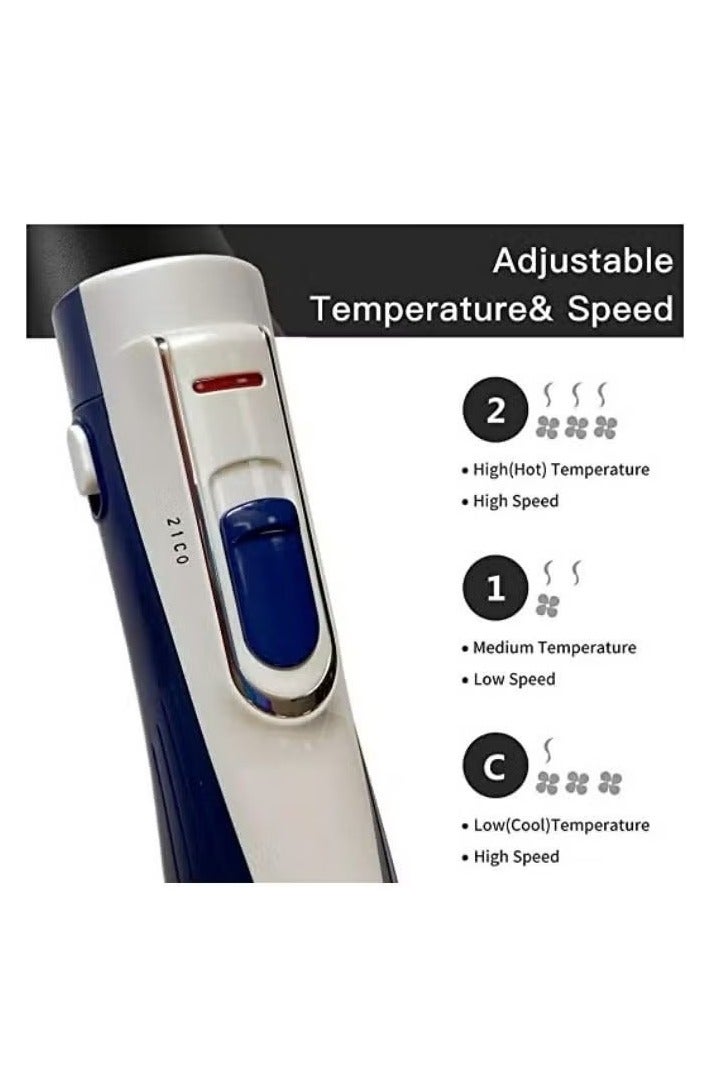 3-In-1 Hair Styler Blue/White - Image 3