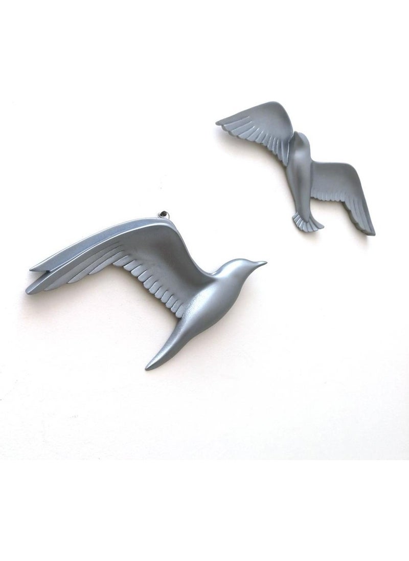 SUME Decorative Double Seagull Pair Wall Ornament Bird Home Decor  - Image 3