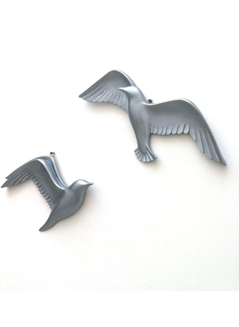 SUME Decorative Double Seagull Pair Wall Ornament Bird Home Decor  - Image 2