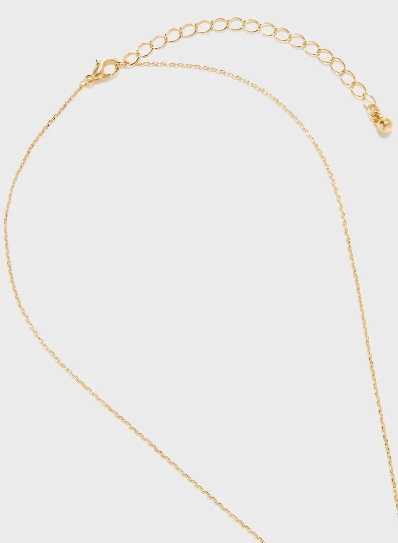 Ginger Necklace With Heart Pendant