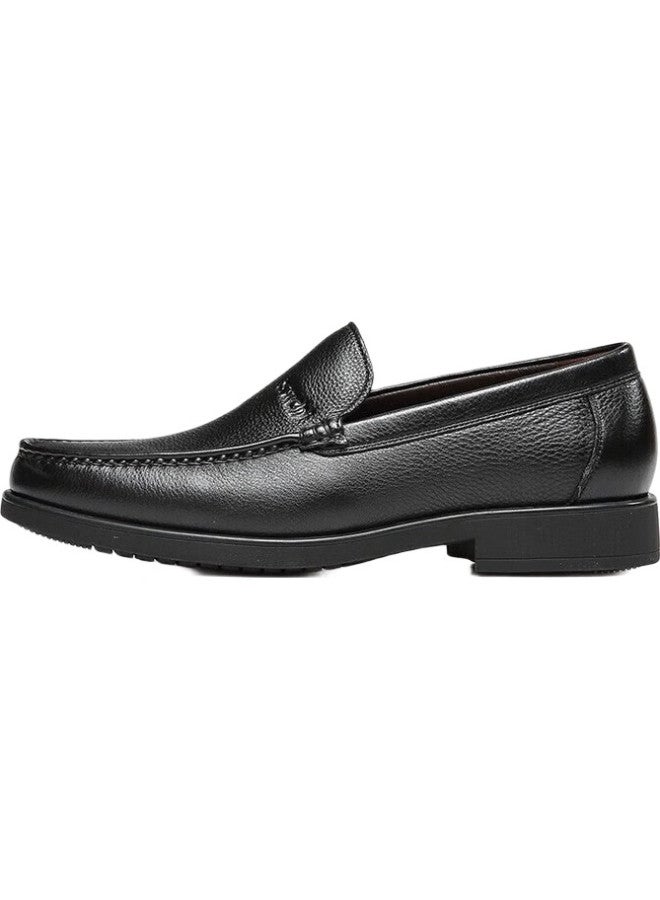 Satchi Men'S Slip-On Leather Business Casual Shoes 21782037Z Black A 41 - Image 2
