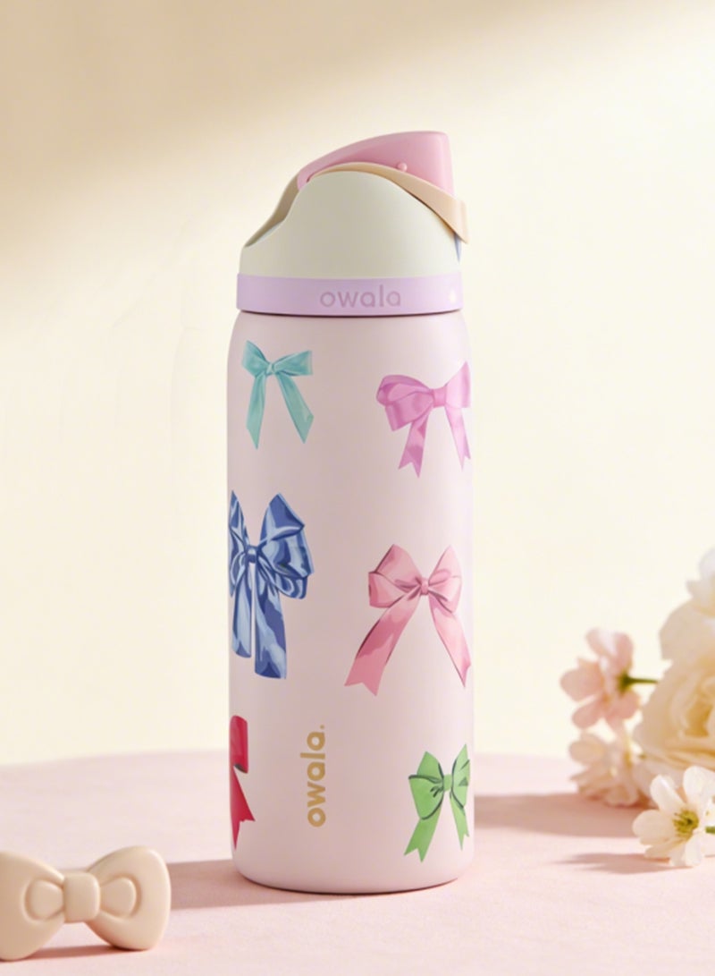 Owala FreeSip Insulated Stainless Steel Water Bottle With Straw For Sports, Travel, And School, BPA-Free, Sports Water Bottle (LIMITED EDITION UO Exclusive 32OZ) - Image 1