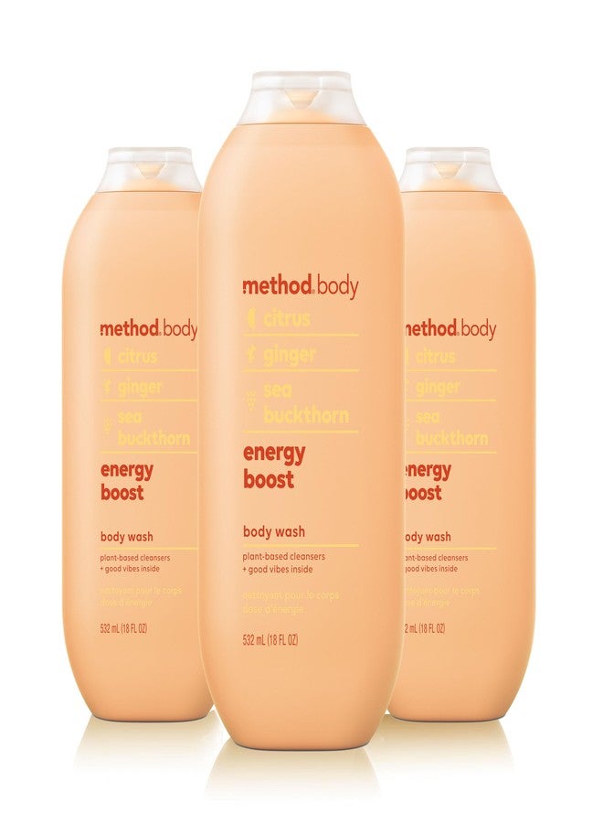 Method Body Wash, Energy Boost, 18oz (Pack of 3) - Image 1