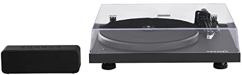 Crosley CSeries Bundle BeltDrive Bluetooth Turntable Record Player with S300 Speaker Black - Image 3