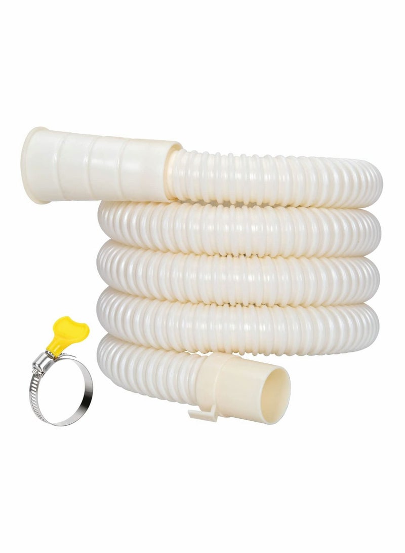 Excefore Drain Hose Washing Machine Extension Kit, Universal Fit All Drain Hose, 2mwith Extension Adapter and Hose Clamps, 2 PCS  - Image 1