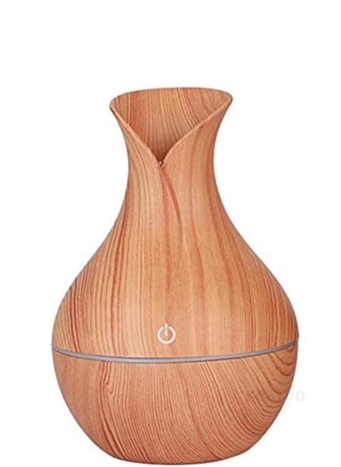 Luxury Wood Grain Aroma Diffusers Essential Oil Diffuser for Large Rooms with 2 Mist Modes, 4 Timers, 7 Ambient Light Settings, Auto Shut Off, Humidifier for Home and Office