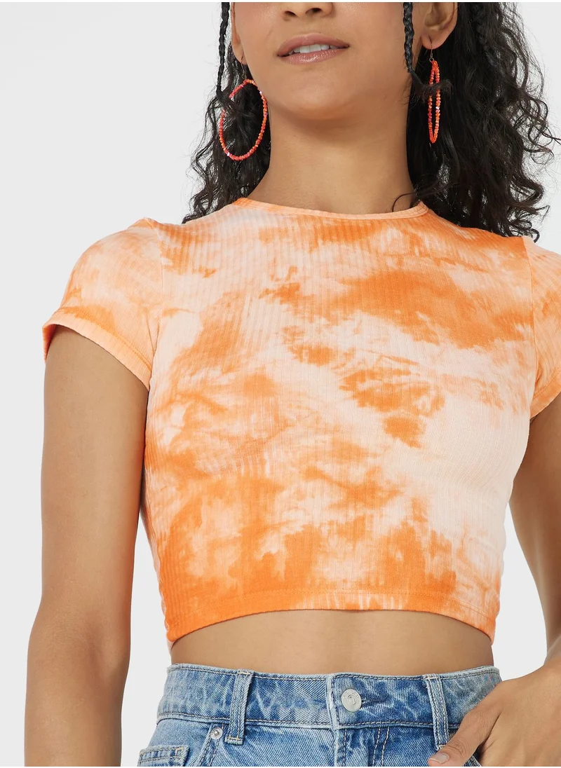 جينجر Tie Dye Tshirt