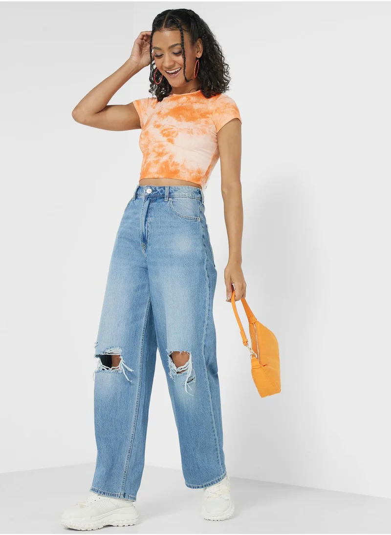 جينجر Tie Dye Tshirt