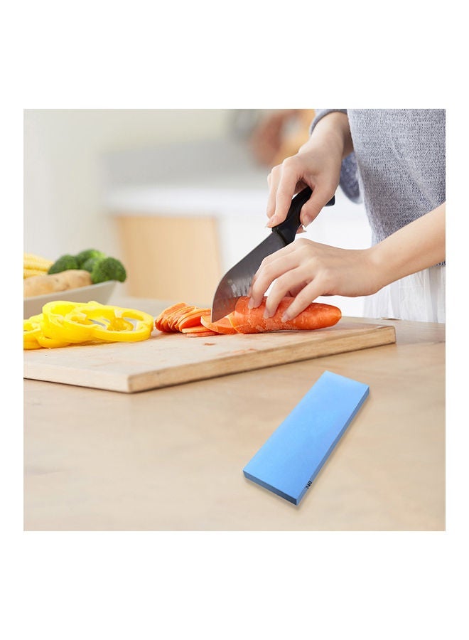 نيبمينينت Sharpening Stone With Non Slip Silicone Base 240 Grit blue 0.4kg - Image 3